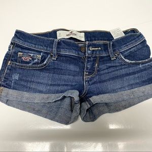 Hollister Dark Wash Denim Shorts
